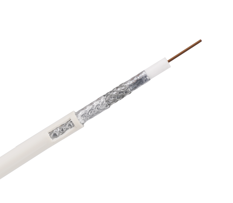 Cablu coaxial seria RG6QF de 75 ohmi—Cad-Shield cu Jelly