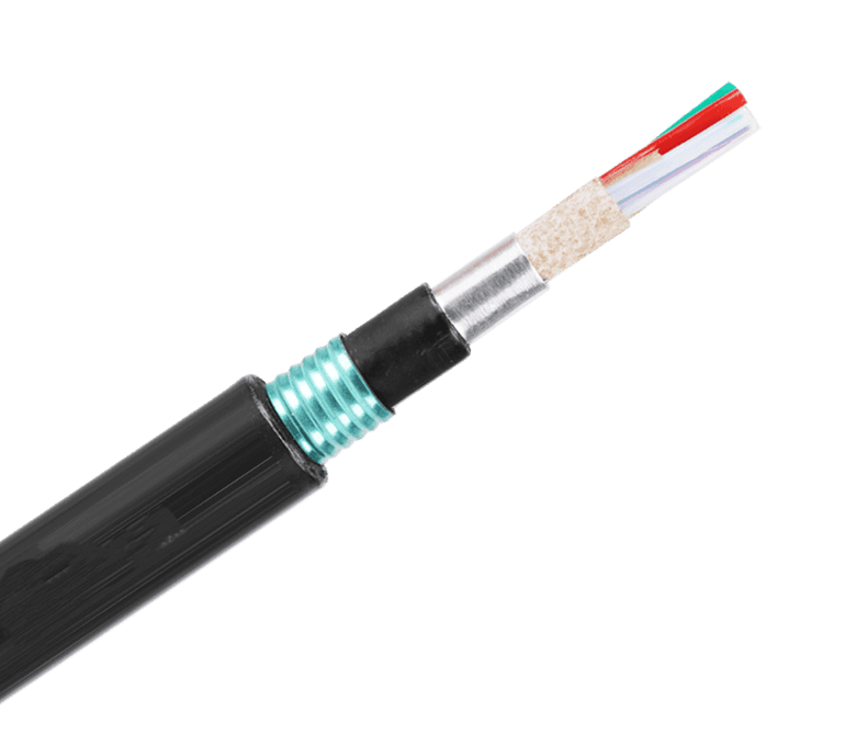 GYTA53 Cablu de fibră optică pentru exterior de tip stratificat