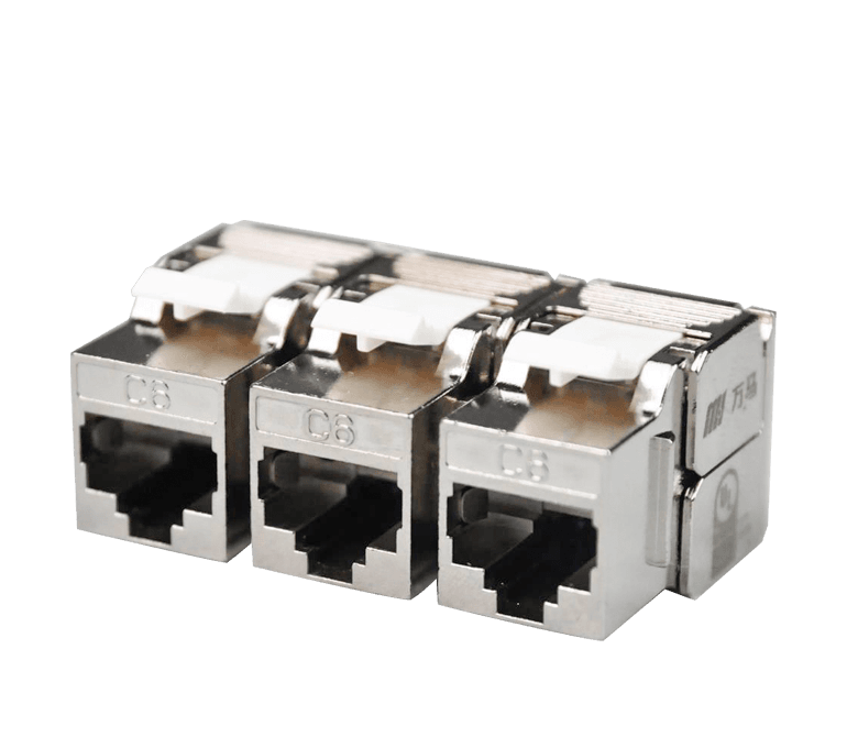 Șase tipuri de module de informații ecranate Seria de cabluri din cupru Accesoriu pentru distribuția puterii