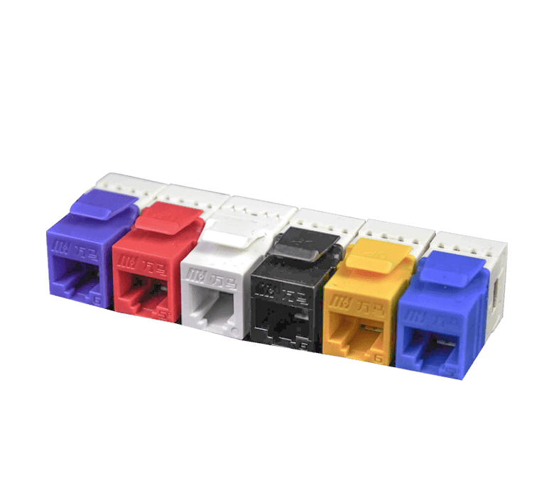 Șase tipuri de module informatice neecranate Seria de cabluri din cupru Accesoriu pentru distribuția puterii